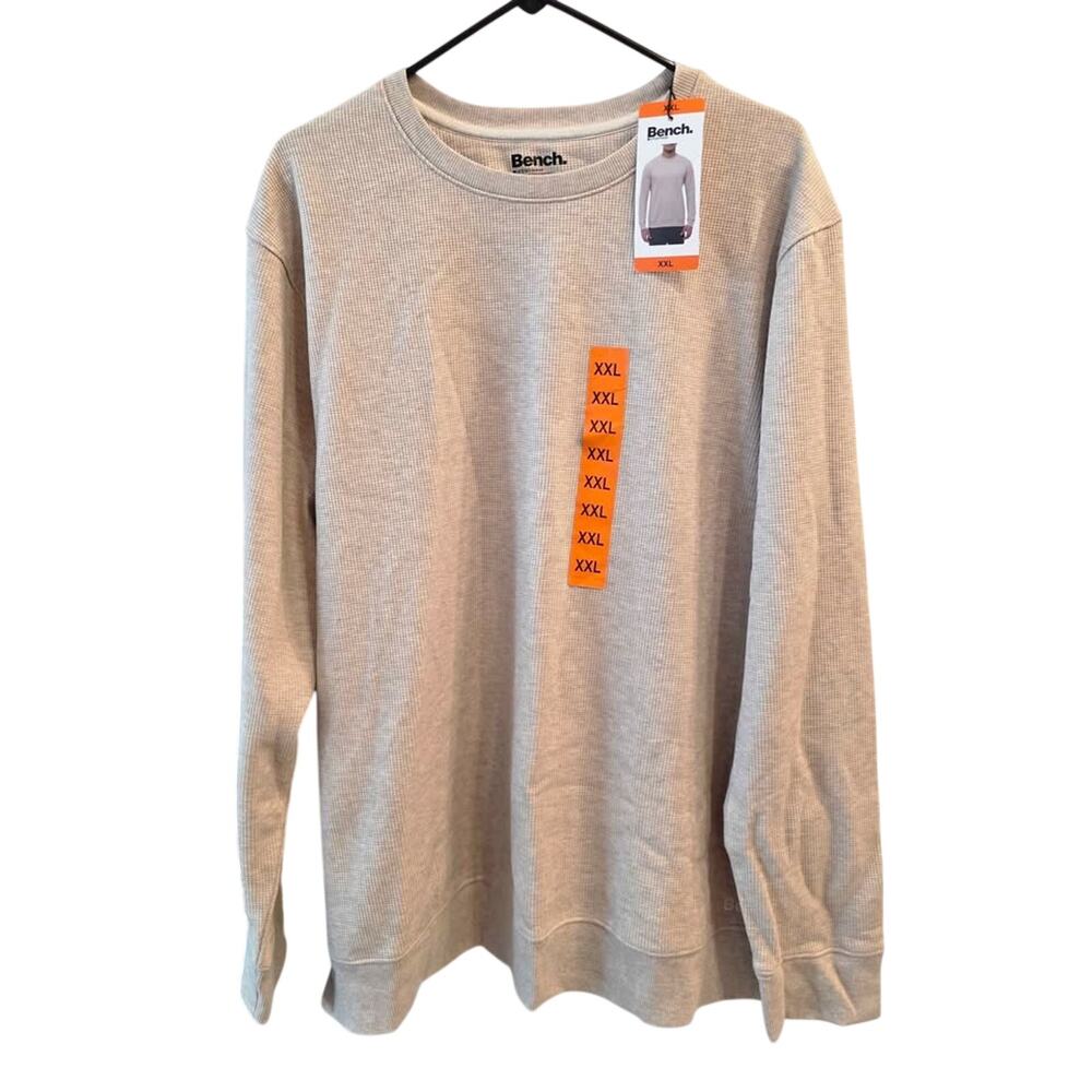 NWT Bench urbanwear Waffle Knit Crewneck shirt - Men's Size XXL/TTG/EEG